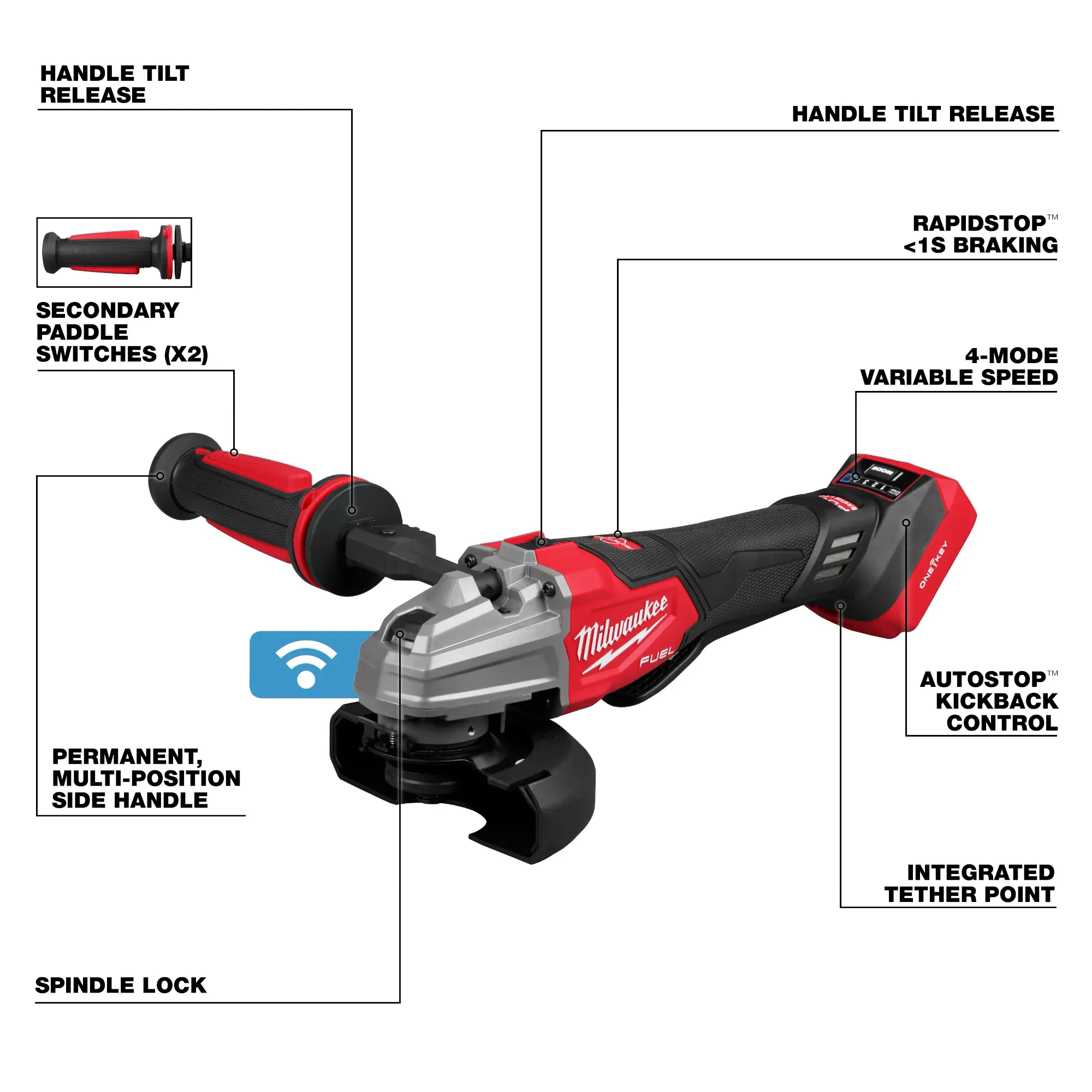 M18 FUEL™ 1/2" Controlled Mid-Torque Impact Wrench w/ TORQUE-SENSE™